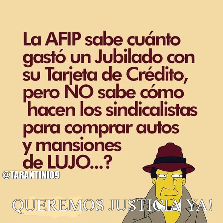 La CGT pidió una renovación en el PJ y se diferenció dl operativo clamor x C Kirchner
La central sindical convocó a  recuperar la tradición justicialista,  "Q ES ROBAR E AMENAZAR”.

Señor Milei saque ya un DNU obligando a sindicalistas presentar declaraciones juradas d sus bienes