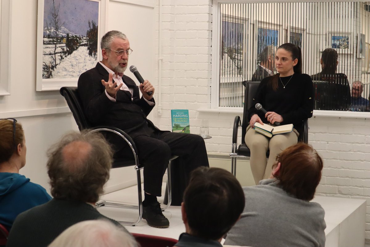 A joy to interview and listen to the great Michael Harding in <a href="/KennysBookshop/">Kennys Bookshop & Art Gallery</a> today. A superb storyteller and writer.