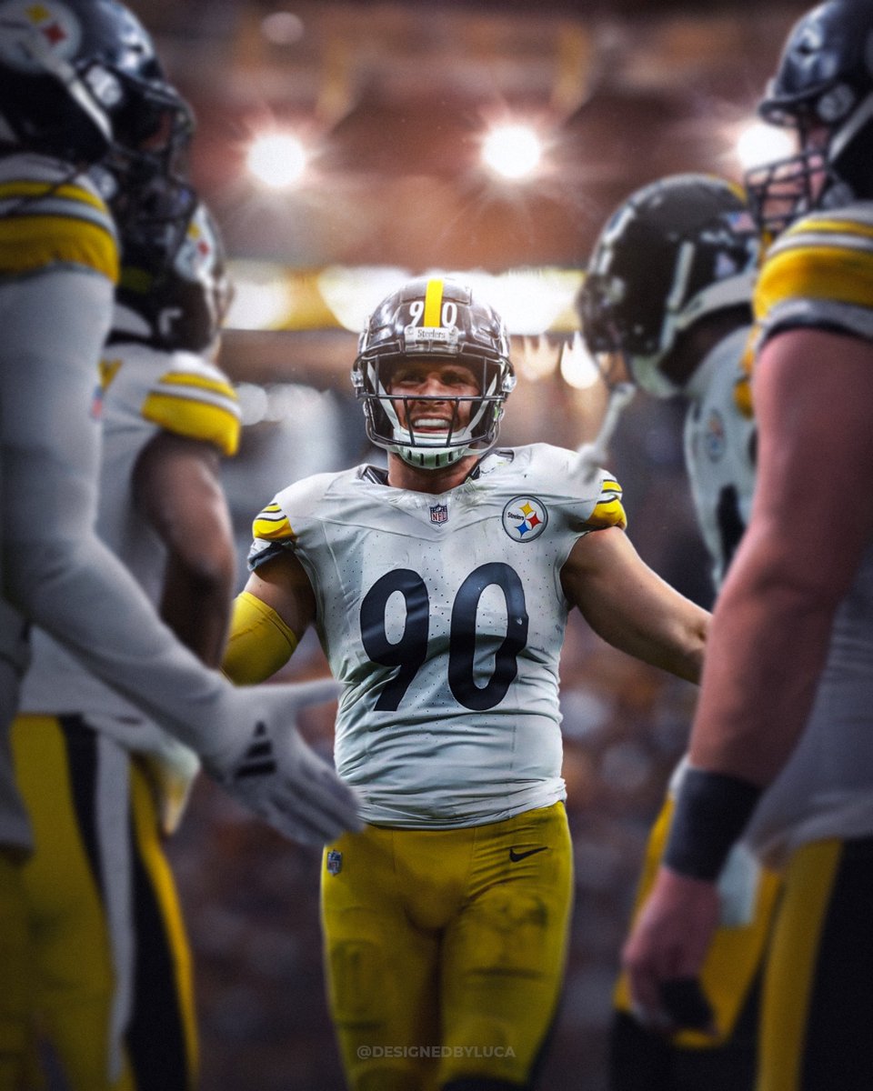 The best player in football <a href="/_TJWatt/">TJ Watt</a> 🎨

After Sundays game I knew I just had to make a graphic 🏈

#smsports #steelers #sportsdesign