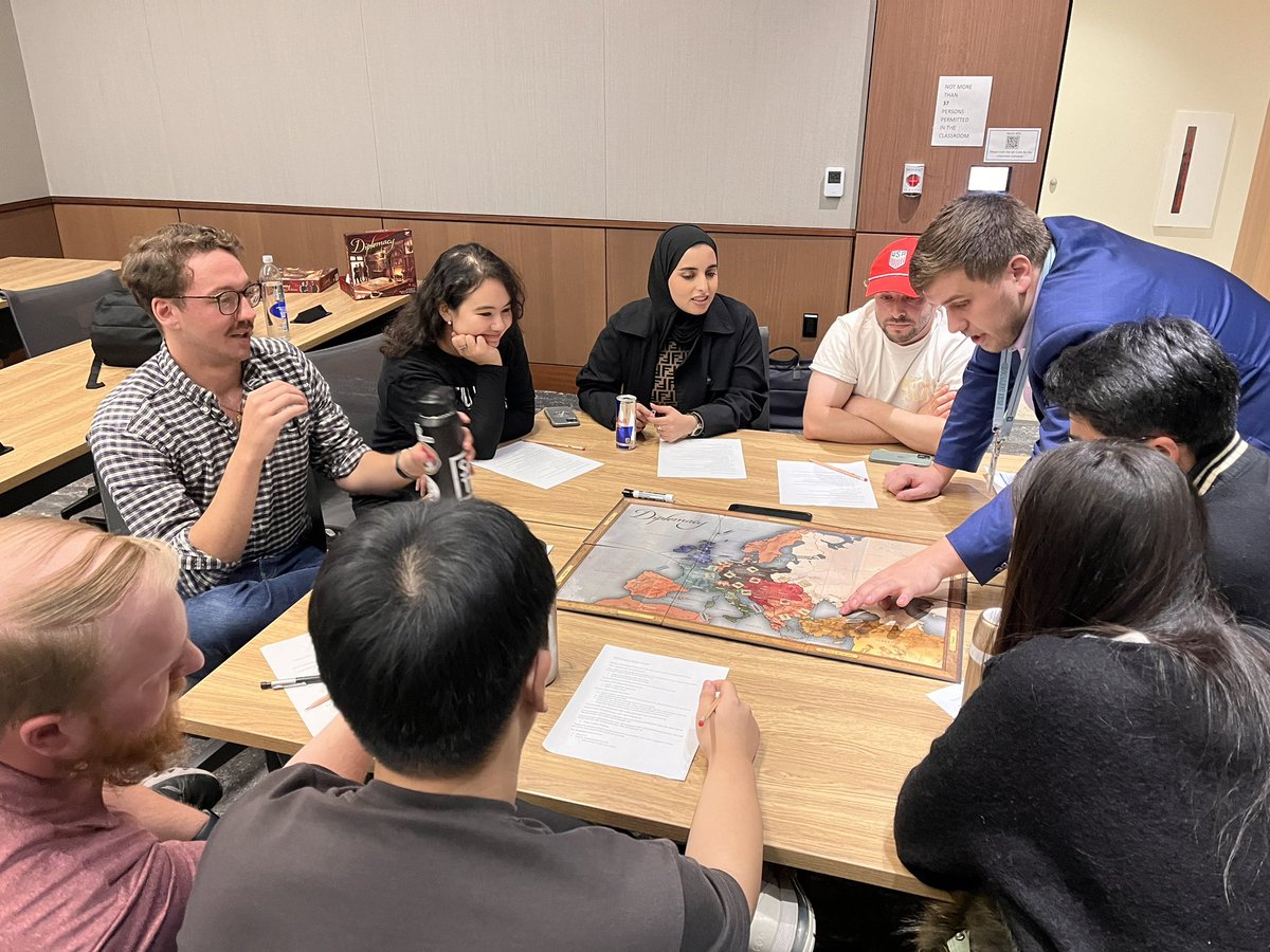 Betsy Joslyn (@wopr_1983gtw) on Twitter photo Haven’t been x’ing. Too busy playing games. Shout out to <a href="/NickWernert/">Nick Wernert</a> facilitating #Diplomacy for my #FundamentalsofWargamingAnalysis class <a href="/JohnsHopkins/">Johns Hopkins University</a> Haven’t been x’ing. Too busy playing games. Shout out to <a href="/NickWernert/">Nick Wernert</a> facilitating #Diplomacy for my #FundamentalsofWargamingAnalysis class <a href="/JohnsHopkins/">Johns Hopkins University</a>