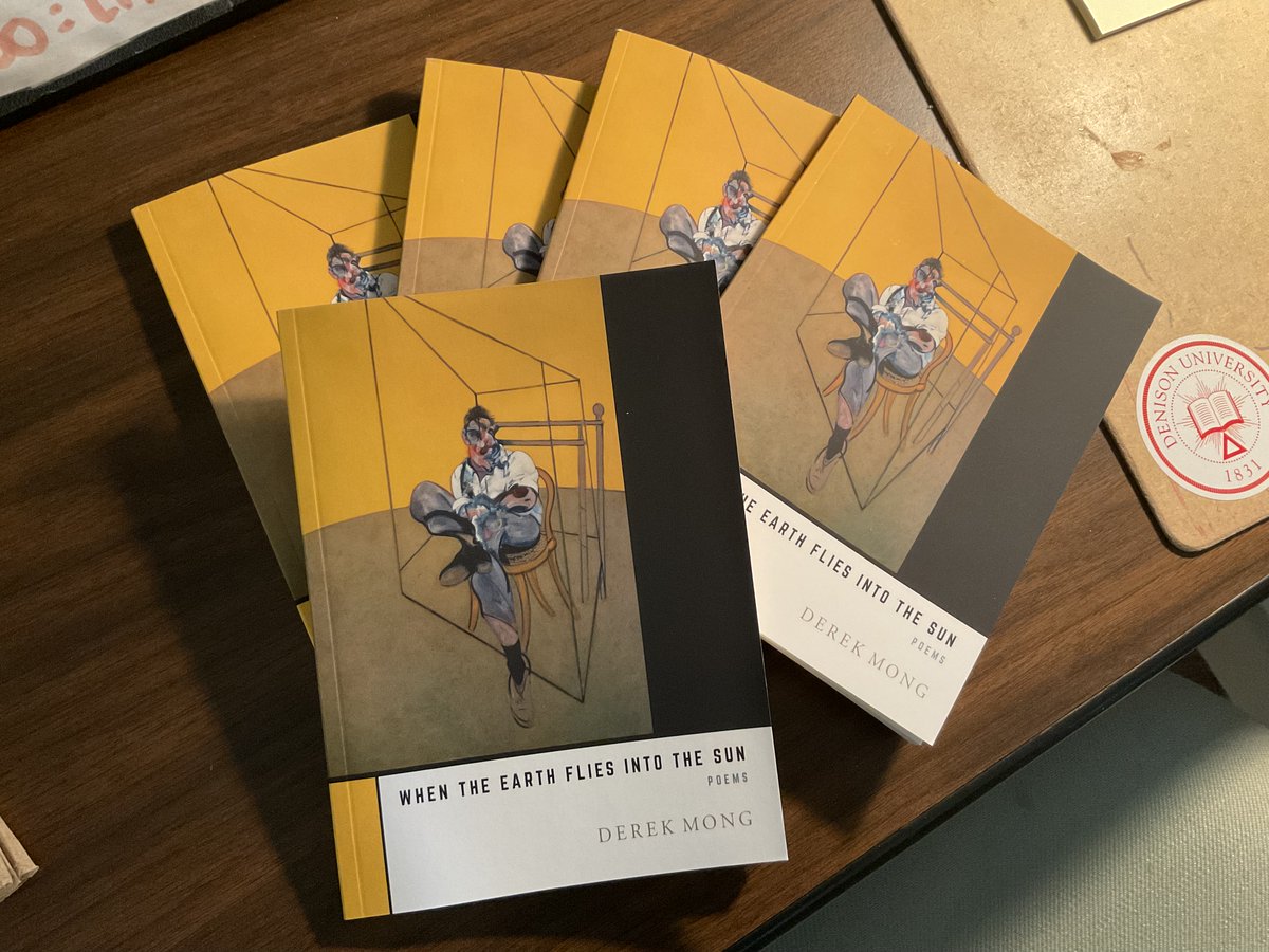 Derek Mong (@derek_mong) on Twitter photo It has been a busy enough day that I almost forgot that When the Earth Flies into the Sun celebrates its publication! It's official and out in the world--with thanks to <a href="/SaturnaliaBooks/">Saturnalia.Books</a> for all their hard work! It has been a busy enough day that I almost forgot that When the Earth Flies into the Sun celebrates its publication! It's official and out in the world--with thanks to <a href="/SaturnaliaBooks/">Saturnalia.Books</a> for all their hard work!