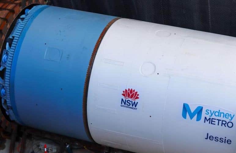 railpage's tweet photo. Ruby launches into action to build final Metro West tunnel under Sydney Harbour https://t.co/xCVI88AfhN #IndustryInfrastructure #OperationsandMaintenance https://t.co/rt6SOlsAmK