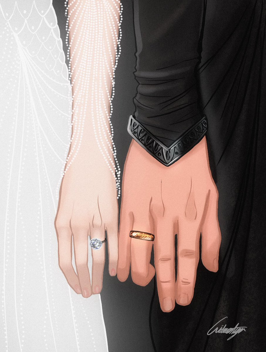 aideeeortega's tweet image. I bind You to the Light.
I bind You to Power. 

#saurondriel #haladriel #galadriel #sauron #theringsofpower #trop #theringsofpowerfanart #fanart #saurondrielfanart #lordoftherings #charlievickers #MorfyddClark