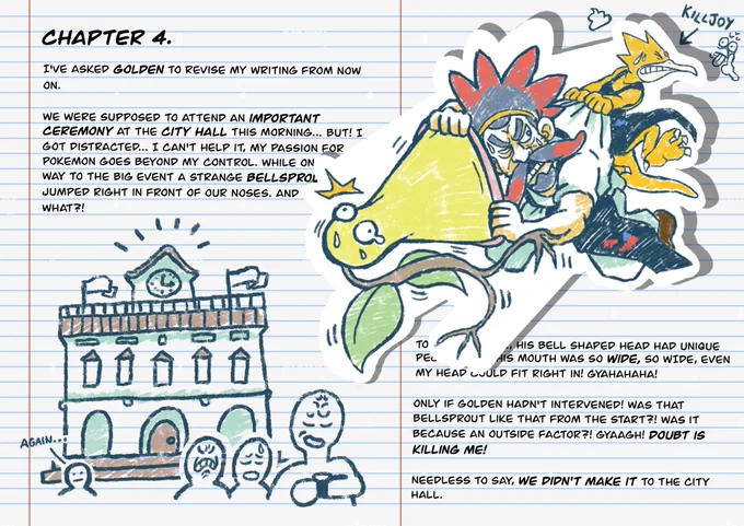 PECULIARITY POKEMON- Chapter 4. Bell Bellsprout  
