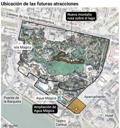 lamardeparques's tweet photo. Nueva montaña rusa de madera en @islamagica para 2026. Fuentes: Diario de Sevilla / ABC Sevilla. Más info en el foro: https://t.co/APsZyWk0ZI https://t.co/IqDyNaCnte