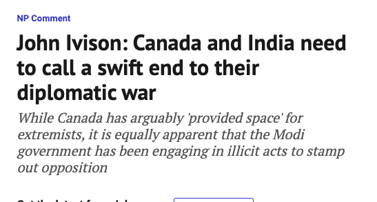 CharlieAngusNDP's tweet photo. Nothing to see here.
Time to move on. 
Canada must change the channel.
Thus says the sock puppets at the National Post.  

Makes you wonder about the connections to Poilievre and the Conservatives eh? https://t.co/unVCumCxfr
