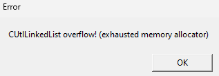 KappaDominik's tweet photo. @CounterStrike Hey @CounterStrike, can you look at the case of "CUtlLinkedList overflow! (exhausted memory allocator)"? Game crash happens with servers with large number of players after Armory update https://t.co/5o6oNj6Mdk
