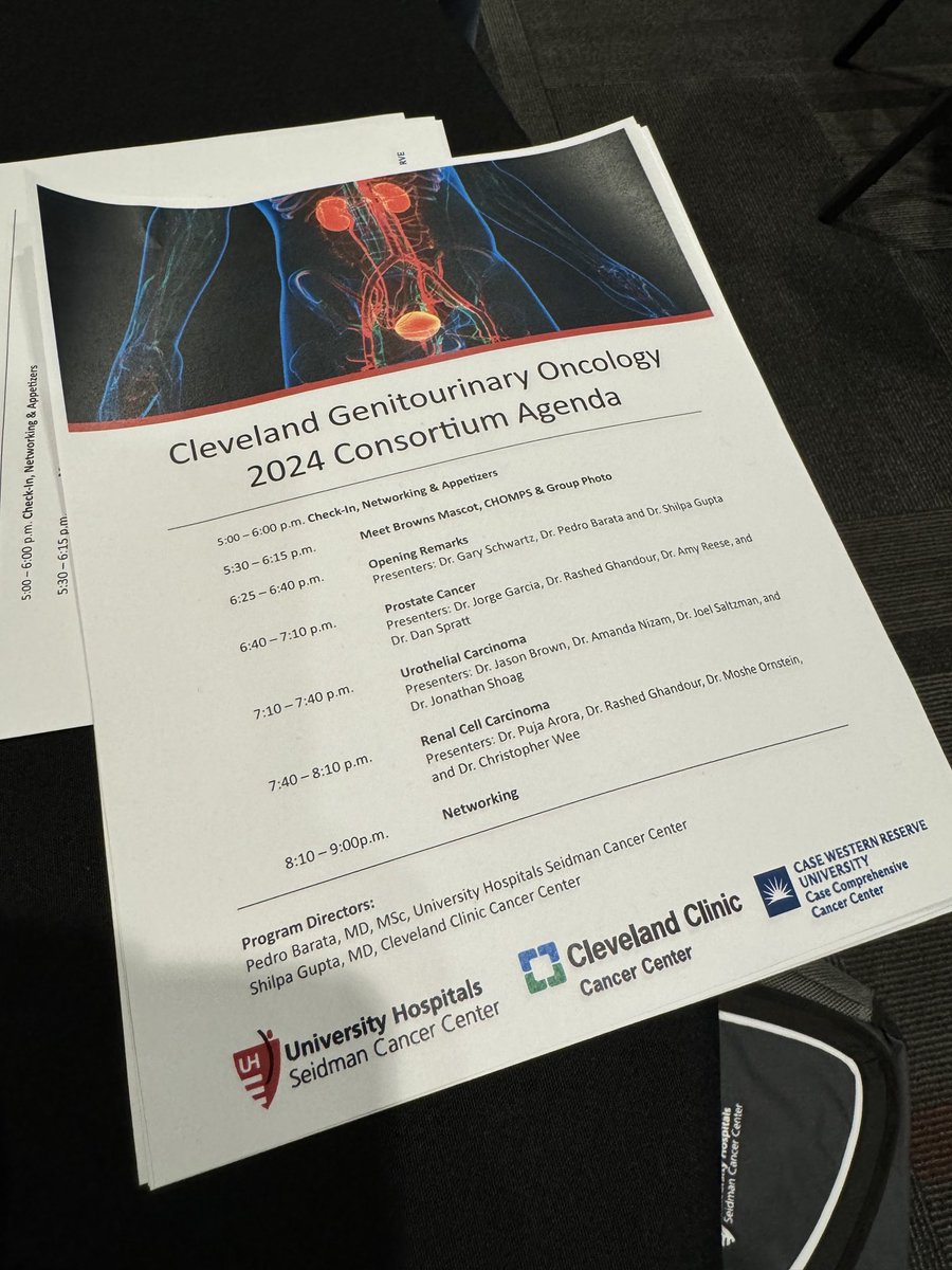 cwcheath's tweet photo. Amazing speakers lined up to discuss GU modalities. #CleGUOnc https://t.co/MFssEOTBzR