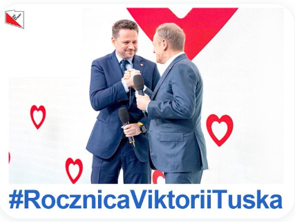 #RocznicaViktoriiTuska #SiećNaWybory #SnaW 
A na koniec dobro zawsze zwycięża zło.