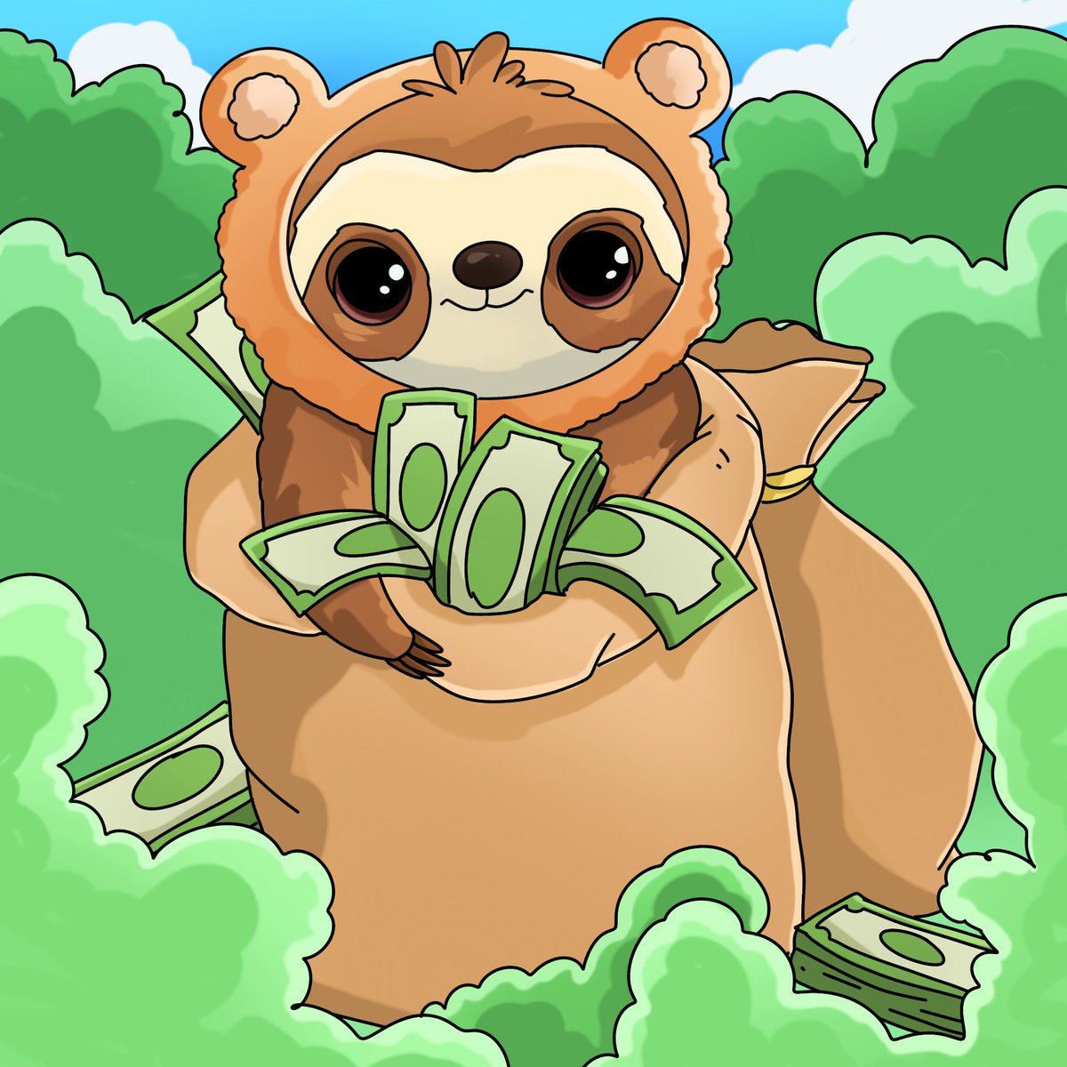MoleSolCTO's tweet photo. The sloth stays. Putting in the adoption papers now😉🤗

$mole https://t.co/PDmmiBT227