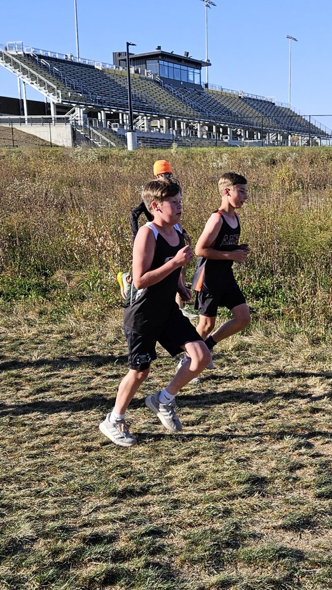 JH Boys XC home meet results.  B Division finished 12 with A. Goldsberry top runner.