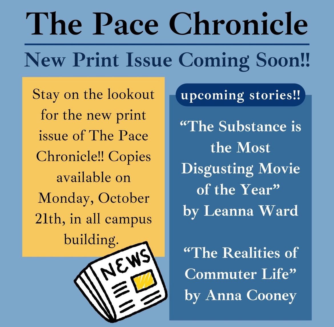 The Pace Chronicle tweet media