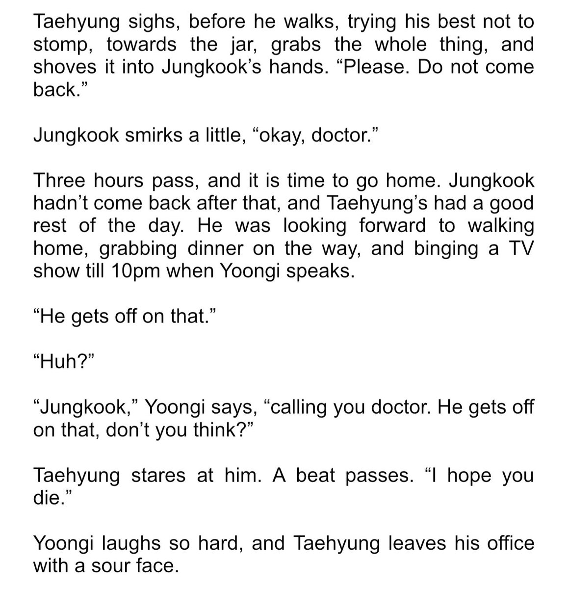 a little wip of the taekook fic im writing (!!!) for <a href="/taekooketol/">Taekook Enemies to Lovers Fest</a> 😁