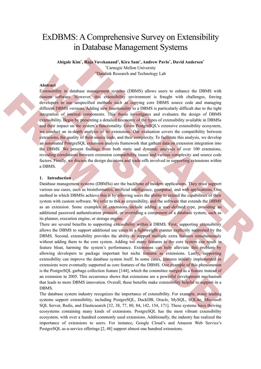 Andy Pavlo (@andypavlo.bsky.social) tweet media