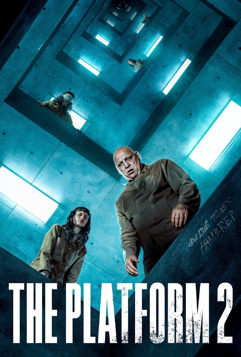 ZachSietsma's tweet photo. #NowWatching
The Platform 2
Directed by Galder Gaztelu-Urrutia
Streaming on @netflix
(1st Viewing)
#ThePlatform2 https://t.co/srWZLimPYx
