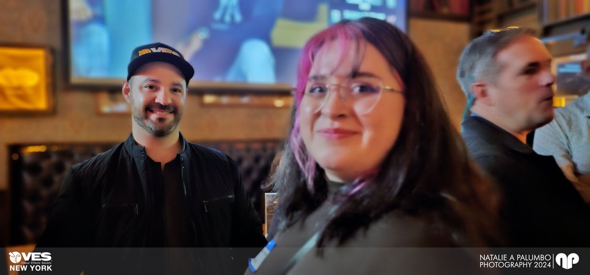 NatalieAPalumbo's tweet image. VES New York Post-NAB Industry Mixer. Part IV of IV. Photography by me. 💛🎬🎨

@VFXSociety @VES_NYC @NABShow @Crompton_Ale
@Xencelabs #visualeffectssociety #vesnewyork #vfxsociety #NABShowNY
