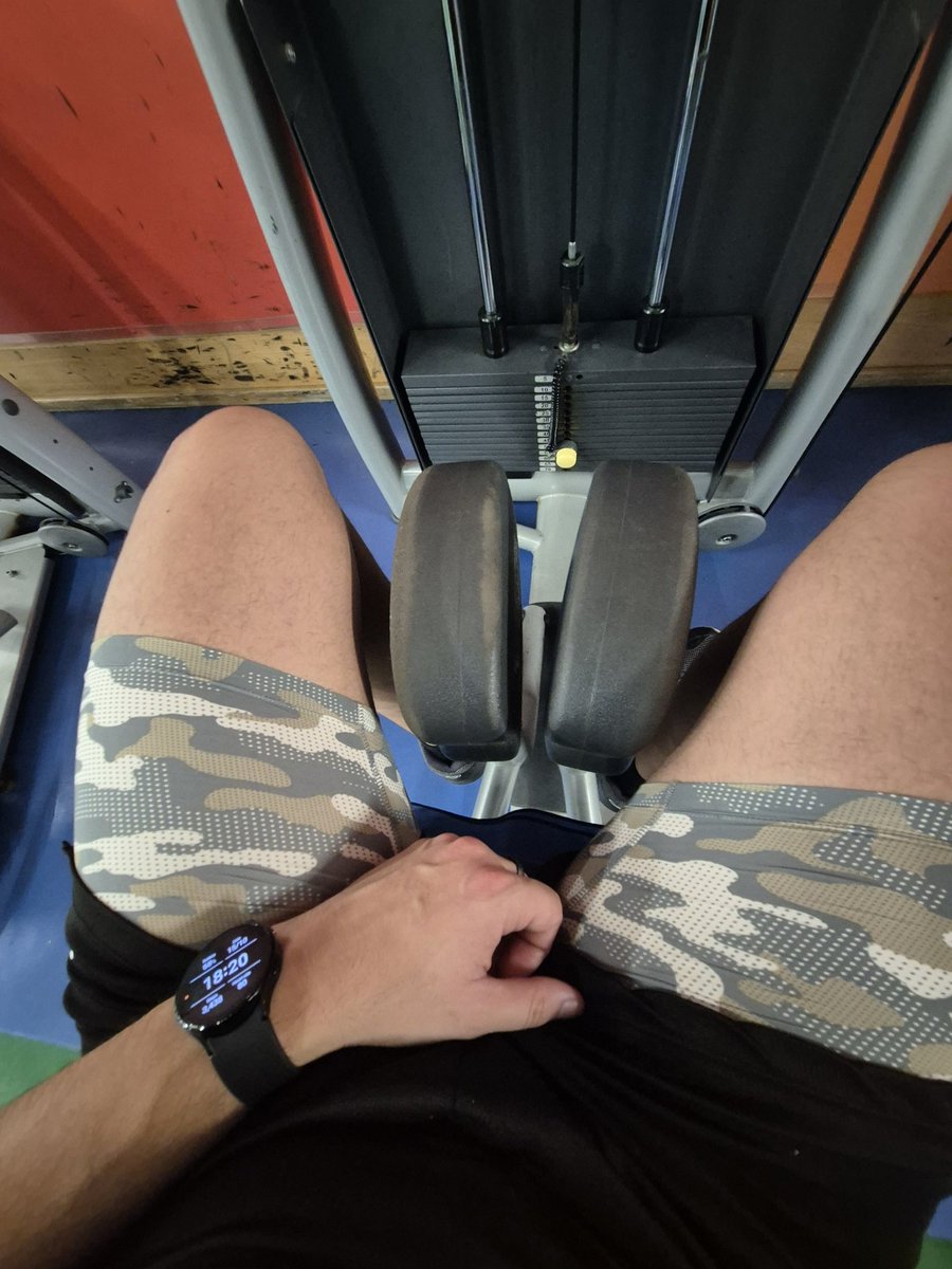 This outfit at the gym.