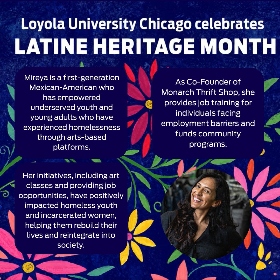 Wrapping up Latine Heritage Month with a spotlight to the leaders who uplift our Latine community at Loyola. We see you and thank you for your leadership!