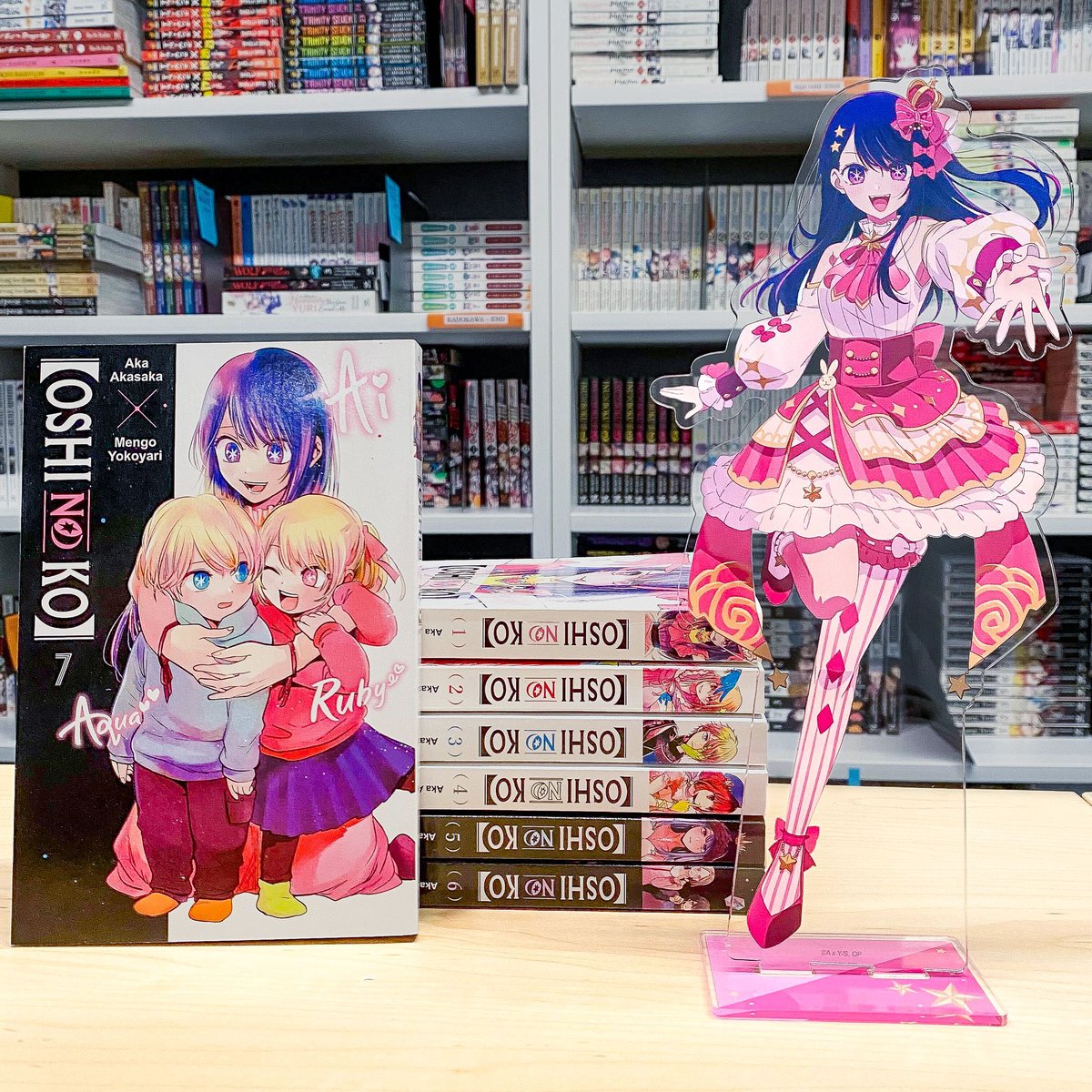 We've got some major STAR POWER coming to #NYCC! 🤩

Our friends at <a href="/mangaspotnyc/">Manga Spot</a> will be bringing this super cute acrylic standee of the supreme idol herself, Ai Hoshino!

Stop by Booth 2753 to snag all the #OshinoKo goods!

*Available while supplies last, retails for $40.00USD