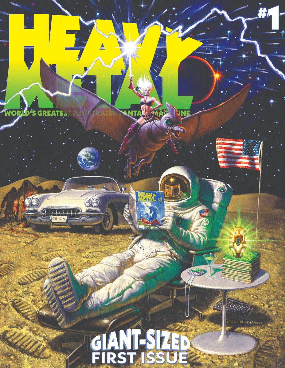 Heavy Metal Magazine (@heavymetalink) on Twitter photo Heavy Metal is coming back with a brand new Issue 1 featuring the legendary <a href="/HildebrandtGreg/">Greg Hildebrandt</a> as the cover artist.
We couldn't be more thrilled to finally bring the magazine back!
Join us on Discord where we'll be making many Heavy Metal related announcements first. Heavy Metal is coming back with a brand new Issue 1 featuring the legendary <a href="/HildebrandtGreg/">Greg Hildebrandt</a> as the cover artist.
We couldn't be more thrilled to finally bring the magazine back!
Join us on Discord where we'll be making many Heavy Metal related announcements first.