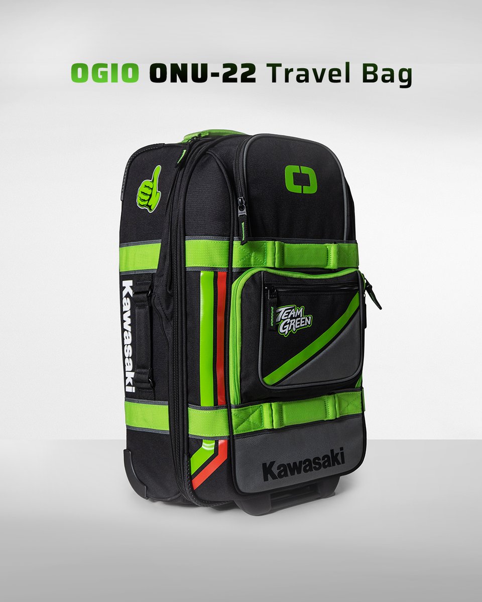 Kawasaki & #OGIO Powersports have partnered to create a Team Green