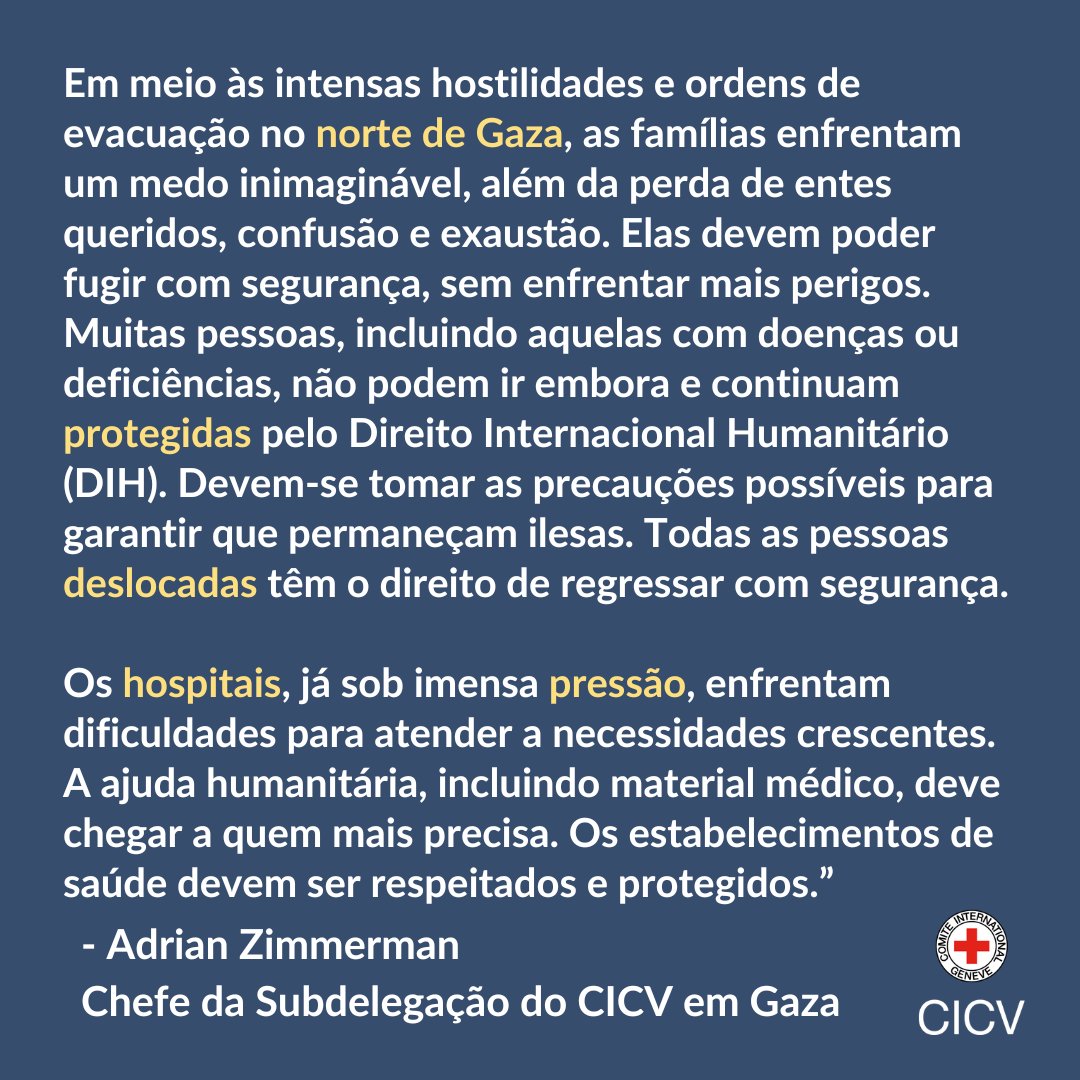 CICV_pt's tweet photo. Depois das últimas ordens de evacuação, milhares de famílias foram deslocadas mais uma vez em #Gaza. 

As informações que temos é que a situação humanitária é devastadora. 👇 https://t.co/bH4u3nHmNY