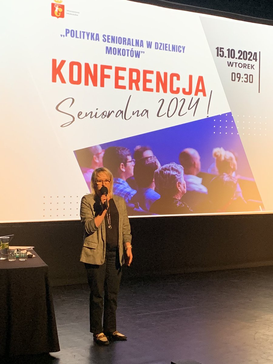 IPiN_Warszawa's tweet photo. Dziś byliśmy na Konferencji Senioralnej zorganizowanej przez Urząd Dzielnicy Mokotów https://t.co/MzV3FpzEWd. Warszawy. Opowiadaliśmy o działalności Mokotowskiego Centrum Zdrowia Psychicznego i ofercie skierowanej dla seniorów. #IPiN https://t.co/J6h6k8eSuB