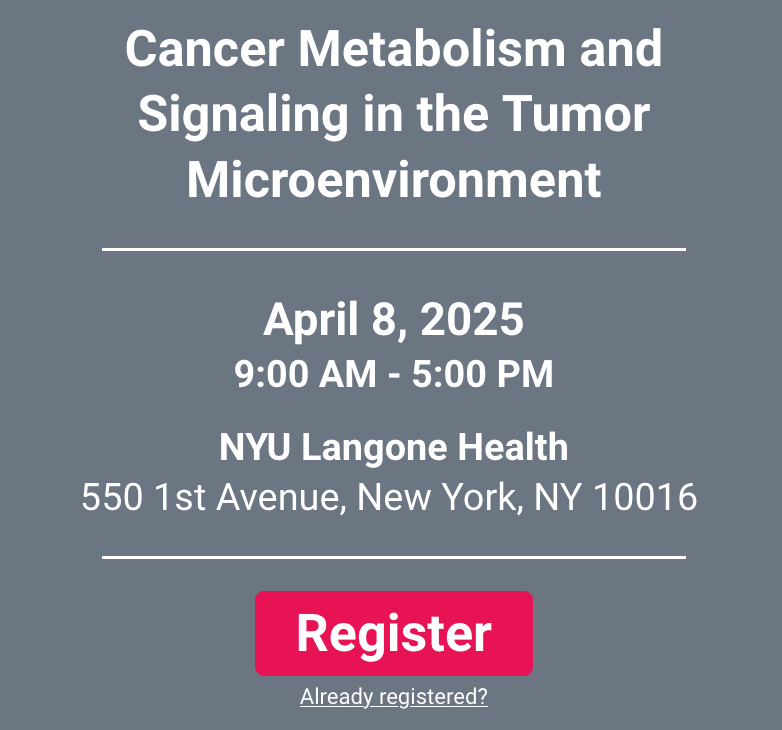 Lydia Finley (@lydfinley) on Twitter photo Save the date! The annual Cancer Metabolism Symposium <a href="/NYASciences/">NYAS</a> will be April 8, 2025 <a href="/nyulangone/">NYU Langone Health</a> featuring another great lineup of speakers <a href="/KivancBirsoy/">Kivanc Birsoy</a> <a href="/Chiolaboratory/">Christine Chio</a> <a href="/HaigisLab/">Marcia Haigis</a> <a href="/IntlekoferLab/">Andy Intlekofer</a> <a href="/ThalesPapaG/">Papagiannakopoulos Lab</a> <a href="/RutterLab/">Rutter Lab</a> <a href="/DanWahlMD/">Daniel Wahl</a> <a href="/EileenWhitePhD/">Eileen P. White, PhD</a> <a href="/ElaineFuchsLab/">The Fuchs lab</a> Save the date! The annual Cancer Metabolism Symposium <a href="/NYASciences/">NYAS</a> will be April 8, 2025 <a href="/nyulangone/">NYU Langone Health</a> featuring another great lineup of speakers <a href="/KivancBirsoy/">Kivanc Birsoy</a> <a href="/Chiolaboratory/">Christine Chio</a> <a href="/HaigisLab/">Marcia Haigis</a> <a href="/IntlekoferLab/">Andy Intlekofer</a> <a href="/ThalesPapaG/">Papagiannakopoulos Lab</a> <a href="/RutterLab/">Rutter Lab</a> <a href="/DanWahlMD/">Daniel Wahl</a> <a href="/EileenWhitePhD/">Eileen P. White, PhD</a> <a href="/ElaineFuchsLab/">The Fuchs lab</a>