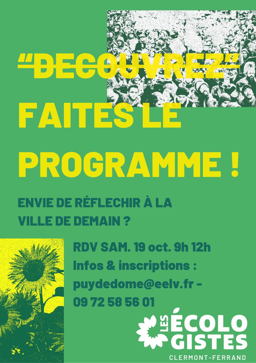 Ce samedi à Clermont-Ferrand

#écologie