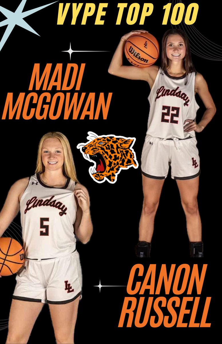 EttesBasketball's tweet photo. Congratulations to Seniors Madi McGowan and Canon Russell for being selected to the VYPE Top 100 https://t.co/wpX4xm0dMC