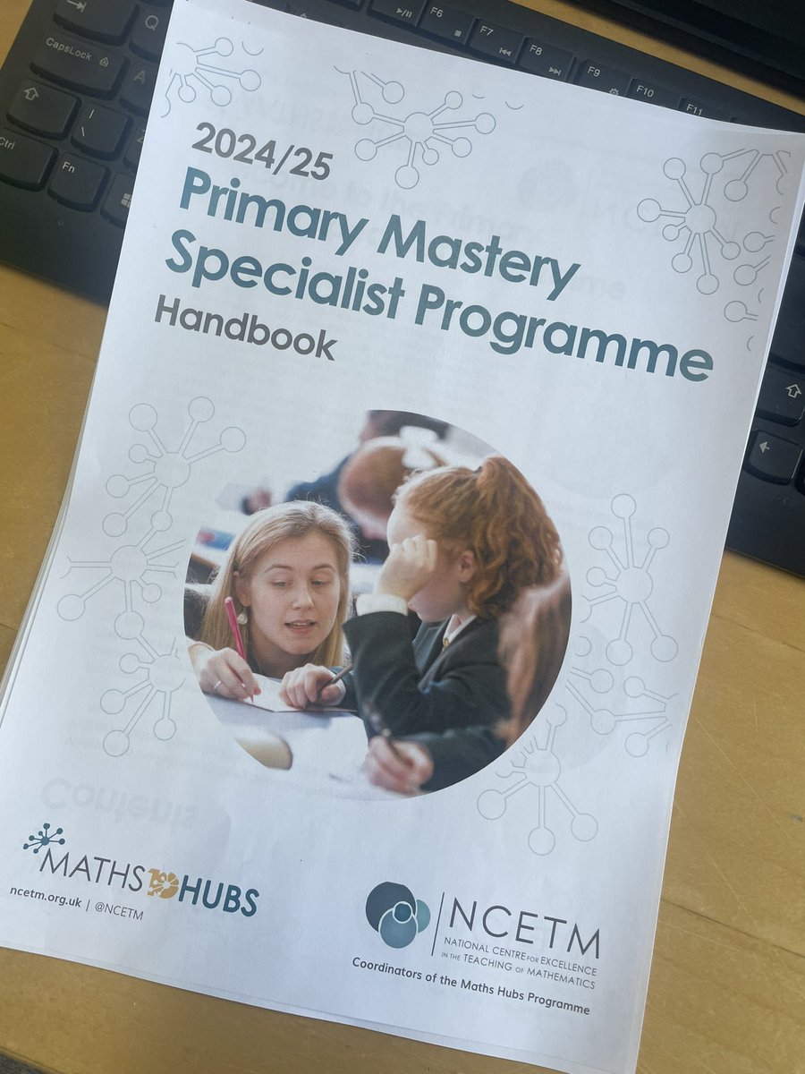 A pleasure to visit a <a href="/NCETM/">NCETM</a> Cohort 10 primary mastery specialist’s school before they begin their teaching for mastery training year… <a href="/epatman/">Emma Patman</a> look what I found! 🙌🏼