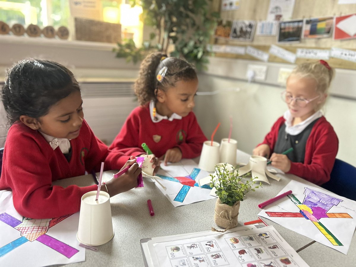 We’ve been really enjoying our #BGDT windmill project this week! We’ve been exploring different methods for making our structures stable, and for joining different parts together. Watch this space to see our completed working windmills soon! 🐇