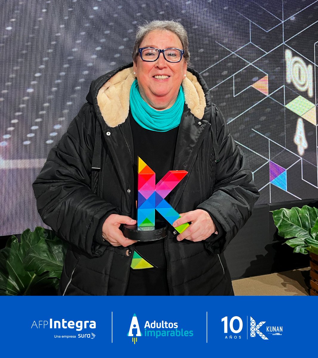 Felicitamos a #TVPlateada por ganar en nuestra categoría #AdultosImparables del #DesafíoKunan 2024 🏆. Este emprendimiento busca mejorar la calidad de vida de las personas adultas mayores a través de contenidos sobre salud física y emocional, habilidades digitales, finanzas y