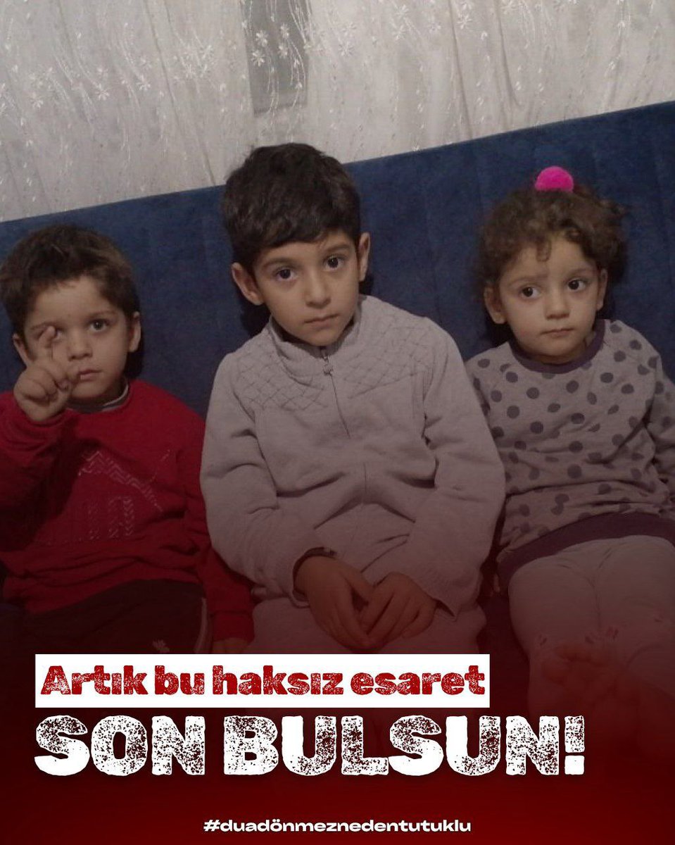 mervebislam's tweet photo. Kadın hakları savunucuları nerede?
STK'lar nerede?

Türk vatandaşı Hasan Dönmez'in resmi nikahlı eşi olan Dua Dönmez, %51 oranında engeli bulunmasına rağmen haksız bir şekilde deport edilmek isteniyor.

STK'lar bu zulme dur demeyecek mi?

@kademorgtr @RTErdogan @HakanFidan @Gocidaresi 

#duadönmeznedentutuklu