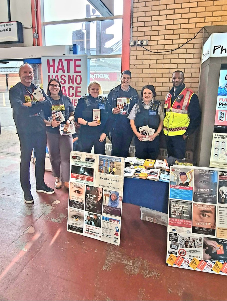 We joined with partners from the Police and Mencap at the first of our engagement events for Hate Crime Awareness Week today at Edgware Tube station. We spoke to nearly 200 people to spread the message that hate has no place in Barnet #hcaw2024 #hatehasnoplaceinBarnet