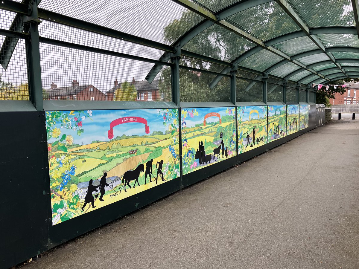 Edgelands Arts (@edgelandsarts) on Twitter photo Officially unveiled today! A Bridge Through Time at Firzwilliam Station. Thank you Friends of Fitzwilliam Station for asking us to work with people from Kinsley and Fitzwilliam to create this new artwork, thanks to funding from <a href="/MyWakefield/">Wakefield Council</a> #CultureGrantWFD <a href="/OurYear2024/">OurYear2024</a> Officially unveiled today! A Bridge Through Time at Firzwilliam Station. Thank you Friends of Fitzwilliam Station for asking us to work with people from Kinsley and Fitzwilliam to create this new artwork, thanks to funding from <a href="/MyWakefield/">Wakefield Council</a> #CultureGrantWFD <a href="/OurYear2024/">OurYear2024</a>