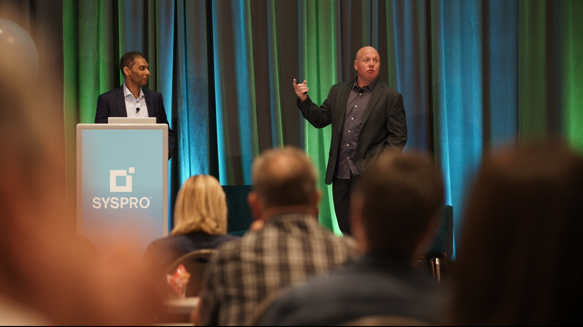 SYSPROAmericas's tweet image. 📊 &quot;When modernizing systems &amp;amp; eliminating technical debt on the path to #DigitalTransformation, decisions are often driven by emotion — but they must be grounded in #data.&quot; - Steve Bassaw &amp;amp; Gavin Verreyne 

#SYSPROspark #SYPSPROerp #EmbeddedAnalytics