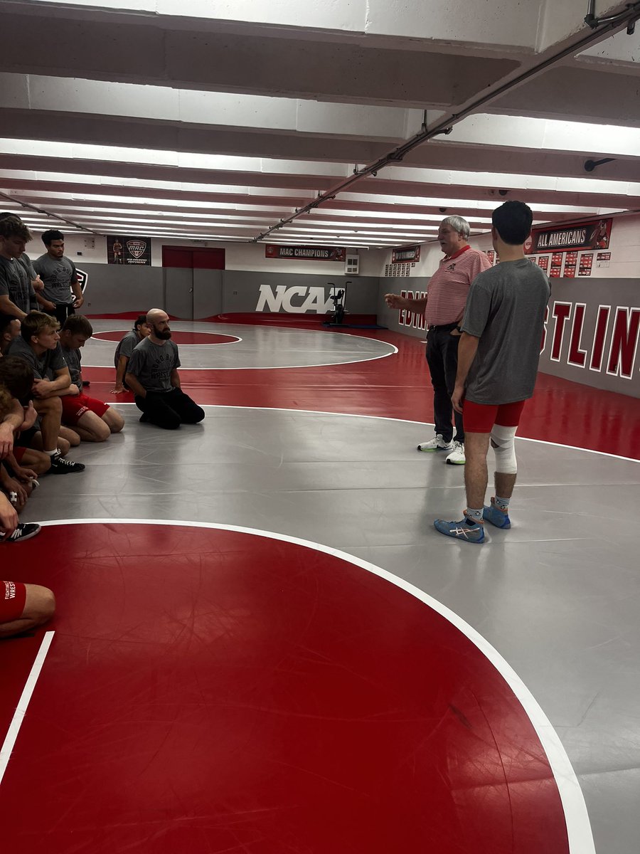 Very grateful to have Bruce come in today, he shared his endless wisdom and gave the men some good advice about life and wrestling.  #ILoveThisSport #BoroBuilt
