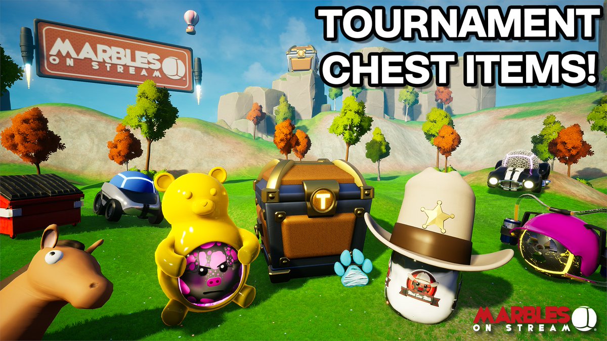 Unlock exclusive items from the Tournament Chest in Marbles on Stream!

Want a chance to win 30 Tournament Coins? Simply repost this, and you’re in!

2 winners will be randomly chosen on Thursday, Oct. 17th at 3 PM ET!

Let the race begin!

#MarblesOnStream #Community #Tournament