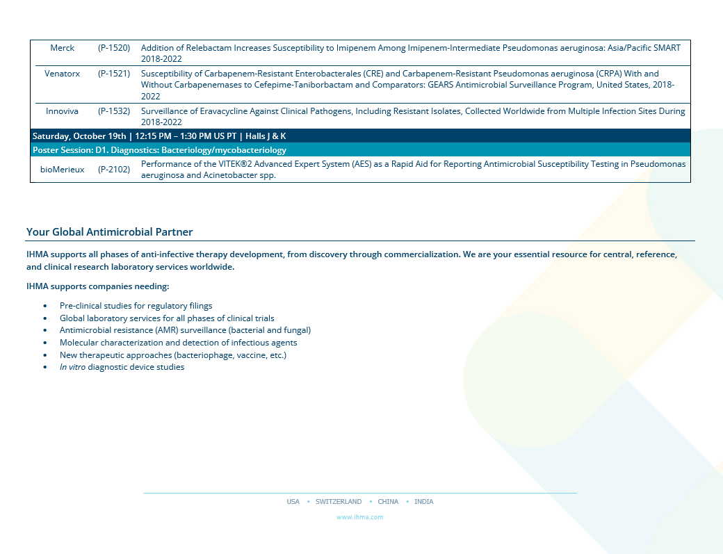 IHMA - Your Global Antimicrobial Partner tweet media