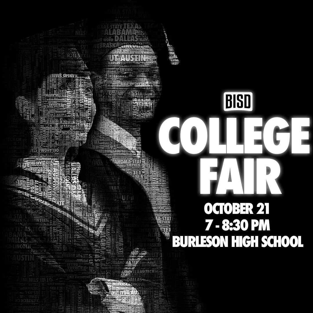 Are you ready for the BISD College Fair?
🎟️Get your free event ticket 👉bit.ly/BISD2024colleg…

✅Create a TACRAO account👉bit.ly/registerTACRAO

☑️List the schools you want to visit 👉bit.ly/BISD2024colleg…

❓Prepare questions. Not sure what to ask?👉bit.ly/BISDCollegeFai…