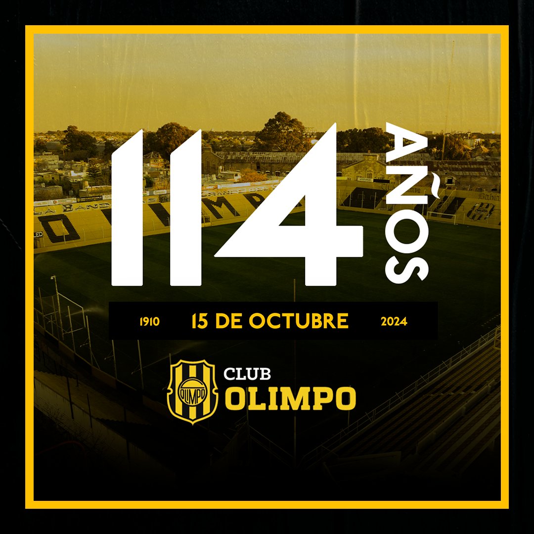 SilRubioBb's tweet photo. Hoy, cumple 114 años mi queridísimo Club Olimpo... @Olimpo_Oficial

El más grande del sur Argentino!!
                         
                        🖤💛🖤

..."Olimpo yo te sigo queriendo aunque pasen los años"... https://t.co/50OXzK0zO6