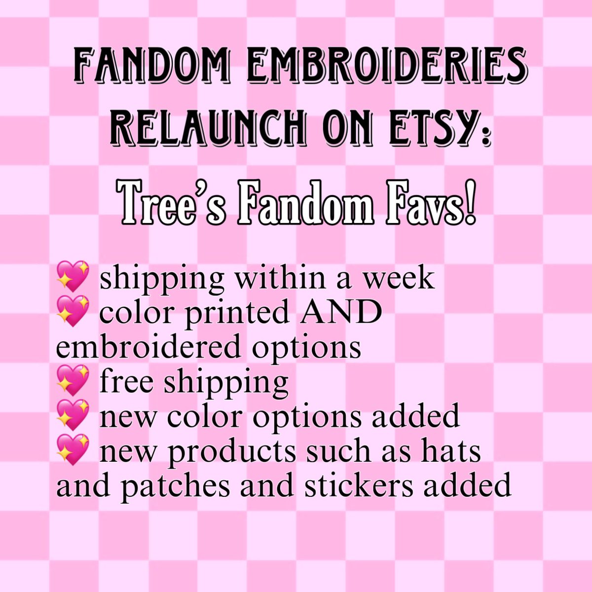 treesfandom's tweet image. I only have a few designs up right now but more are coming every day!!