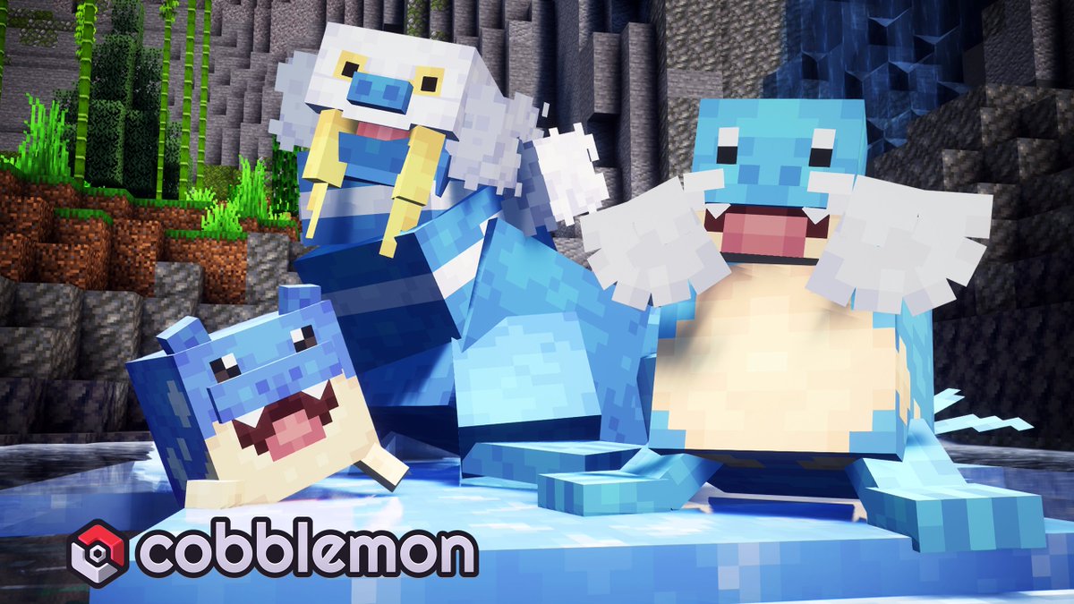 Trainers, put your fins together for Spheal, Sealeo, and Walrein! 🦭

🌊Coming to Cobblemon 1.6🧊