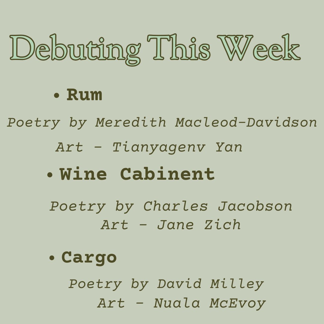 And, to come in this week's #debuts: 

<a href="/mairmacleod/">Sissy SpaceX 🚀</a> <a href="/unclerat59/">Charlie</a>