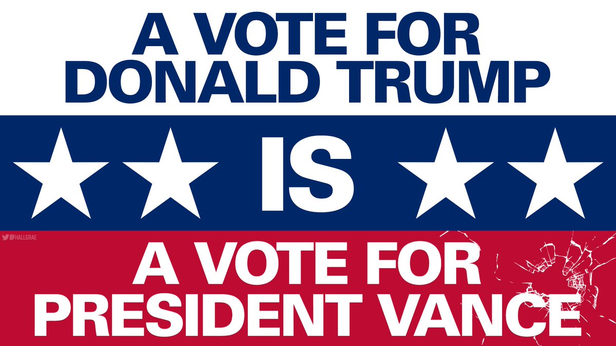 HallGrae's tweet image. Made this meme days after the GOP nominated Vance as Trump's VP. Theil &amp;amp; Project 2025 are doing a Weekend At Bernies with Trump &amp;amp; once he's in they'll replace him with JD