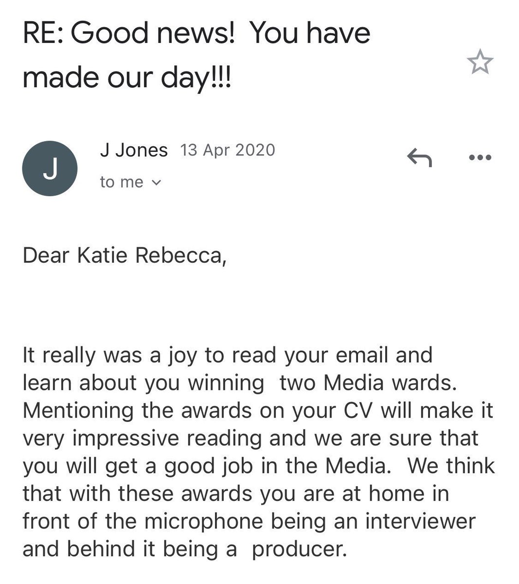 in 2020 my routine was getting two night buses to work at morrisons. my grandparents sent the cutest emails supporting my radio dream until they both died during covid.

“you are at home being a producer”

i’ve since produced a national breakfast show and two drivetime shows 🥹