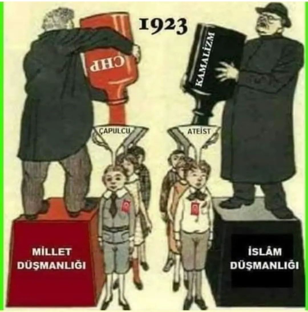 CHP, Millet Düşmanlığı..
Kemalizm, İslam düşmanlığı aşılar..