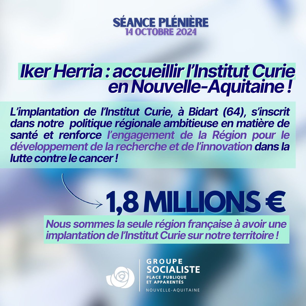 🚨 La <a href="/NvelleAquitaine/">Nouvelle-Aquitaine</a> soutien la recherche dans la lutte contre le cancer !

Carton 🔴 pour le <a href="/RNational_off/">Rassemblement National</a> qui a voté contre justifiant que c’était de « la pure idéologie féministe »

❌ Non le cancer et le cancer du sein, ne sont pas qu’une histoire de femmes !