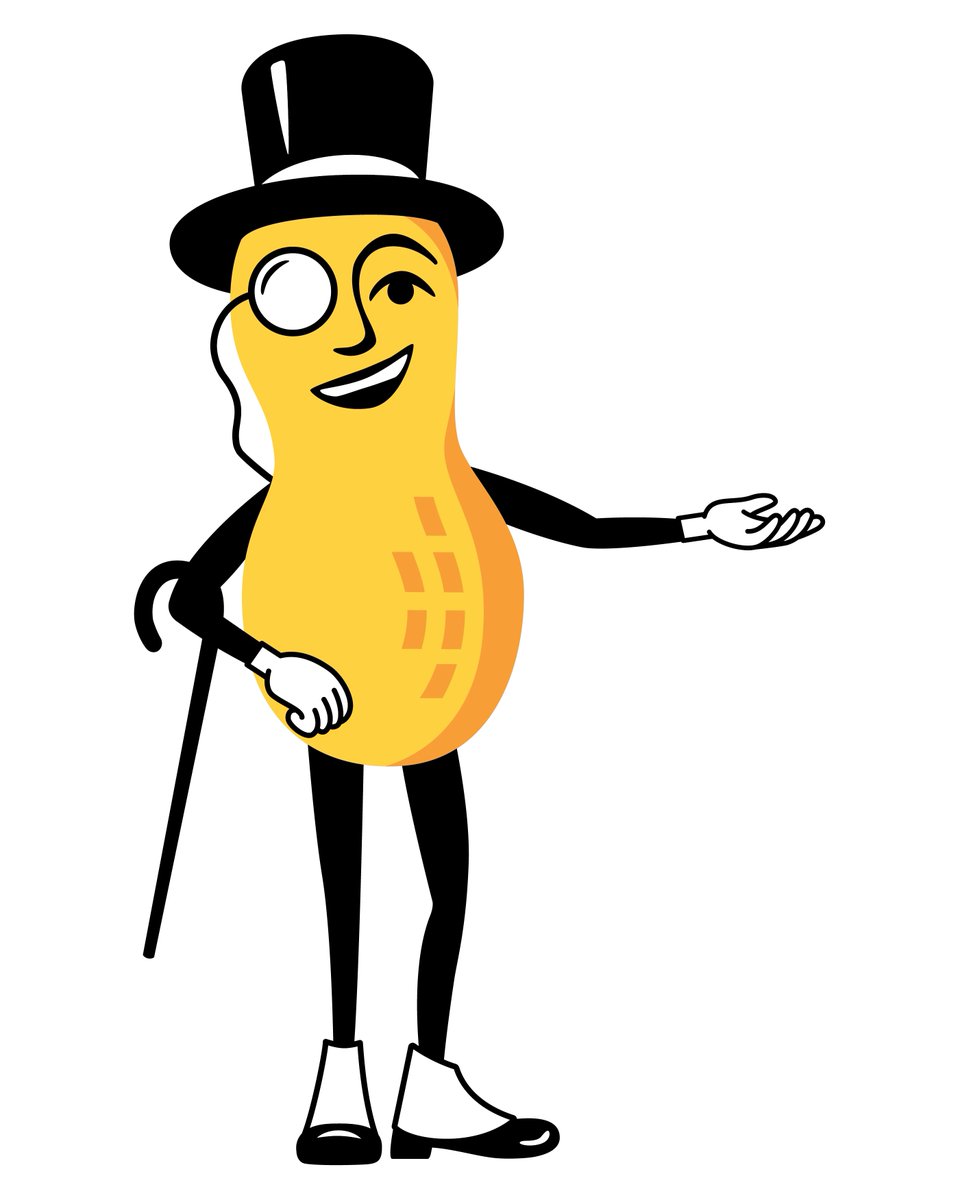 They're both probably evil but I trust old Mr. Peanut more than I trust modern Mr. Peanut